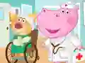 Spēle Steidzamības Slimnīca Hippo Doktors online Spēle Steidzamības Slimnīca Hippo Doktors online