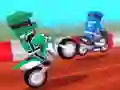 Spēle Triki - 3D Velosipēdu Sacensību Spēle online