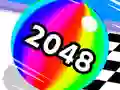 Spēle Krāsu Bumbu Skrējiens 2048 online Spēle Krāsu Bumbu Skrējiens 2048 online