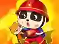 Spēle Mazais Panda Ugunsdzēsējs online Spēle Mazais Panda Ugunsdzēsējs online