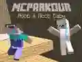 Spēle MCParkour Nūbs un Nūbs Bērns online Spēle MCParkour Nūbs un Nūbs Bērns online