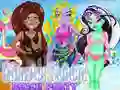 Spēle Monstru Skolas Pludmales Svētki online Spēle Monstru Skolas Pludmales Svētki online