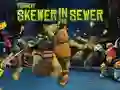 Spēle Pusaudžu Mutant Ninja Bruņurupuči: Šašliks Ūdenī online