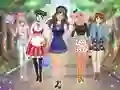 Spēle Augstskolas Anime Apģērbs online