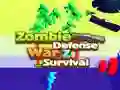 Spēle Zombiju aizsardzība: Izdzīvošana Z karā online