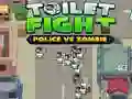 Spēle Tualetes cīņa: Policija pret zombijiem online