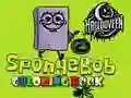 Spēle SpobgeBob Halovīnu Krāsošanas Grāmata online