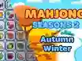Spēle Mahjong Sezonas 2 Rudens Ziemas online Spēle Mahjong Sezonas 2 Rudens Ziemas online