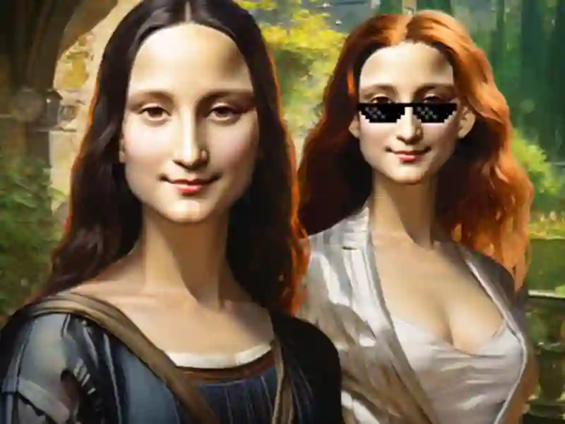 Spēle Mona Lisa modes eksperimenti online