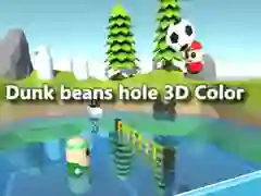 Spēle Iemest pupiņas 3D krāsainajā caurumā online