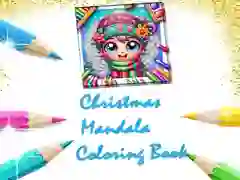 Spēle Ziemassvētku mandala krāsošanai online
