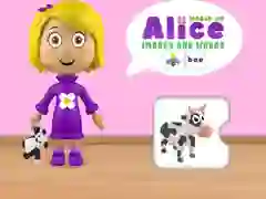 Spēle Alises Pasaule Attēli un Vārdi online Spēle Alises Pasaule Attēli un Vārdi online