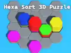 Spēle Hexa Kārtošana 3D Pužlis online