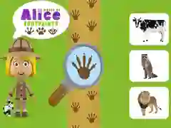 Spēle Alises pēdu pasaule online Spēle Alises pēdu pasaule online
