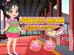 Spēle Princeses Mulan apavu dizains online Spēle Princeses Mulan apavu dizains online