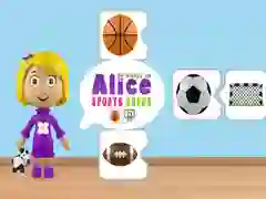 Spēle Alises sporta kartīšu pasaule online Spēle Alises sporta kartīšu pasaule online