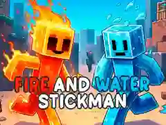Spēle Uguns un ūdens stickman online