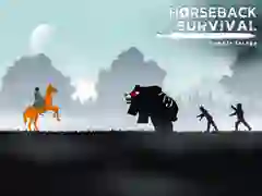 Spēle Izdzīvošana zirga mugurā: Izbēgšana no zombijiem online