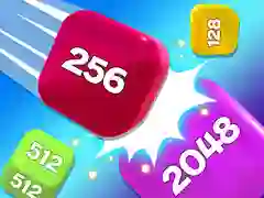 Spēle Ķēdes Kubi 2048 3D Apvienošanas Spēle online Spēle Ķēdes Kubi 2048 3D Apvienošanas Spēle online