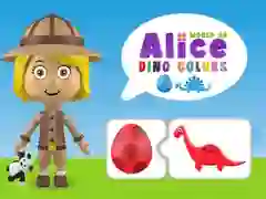 Spēle Alises Dino Krāsu Pasaule online Spēle Alises Dino Krāsu Pasaule online