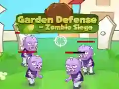Spēle Dārza Aizsardzība - Zombie Uzbrukums online