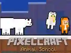 Spēle PixelCraft Dzīvnieku Skola online Spēle PixelCraft Dzīvnieku Skola online