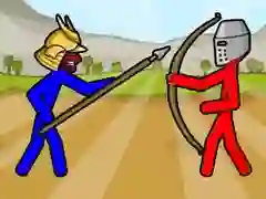 Spēle Stickman: Karalistes Sadursme online
