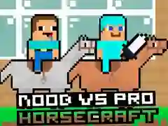 Spēle Nūb vs Pro HorseCraft online Spēle Nūb vs Pro HorseCraft online