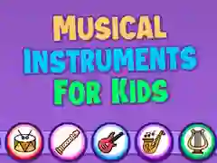 Spēle Mūzikas instrumenti bērniem online