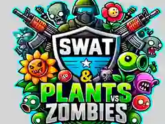 Spēle SWAT un Augi pret Zombijiem online