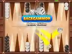 Spēle Backgammon Deluxe izdevums online