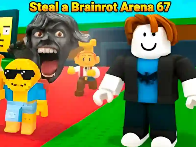 Spēle Nozagt Brainrot Arena 67 online