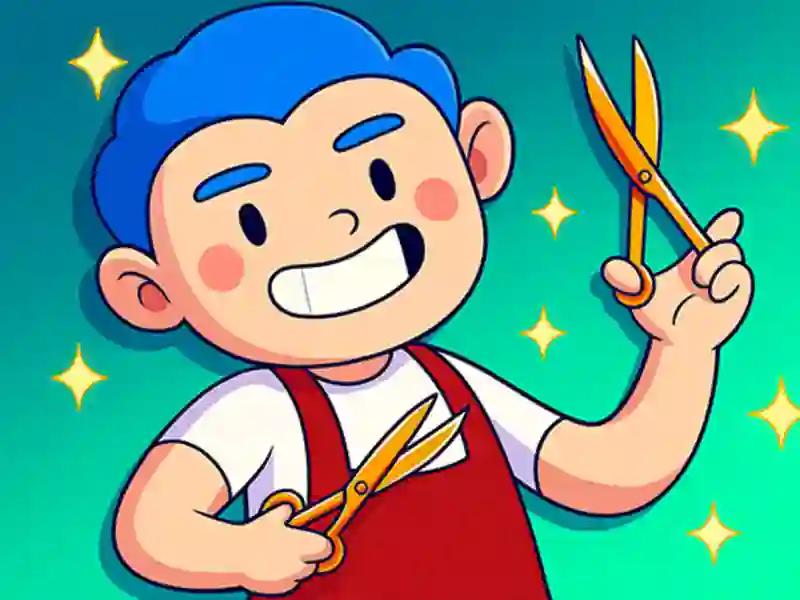 Spēle Dīkstāves friziera veikals online