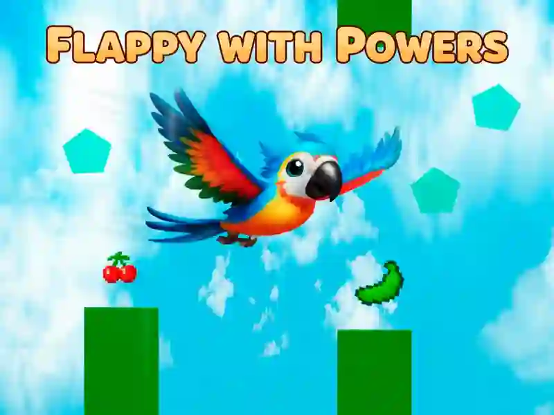 Spēle Flappy ar Powers online