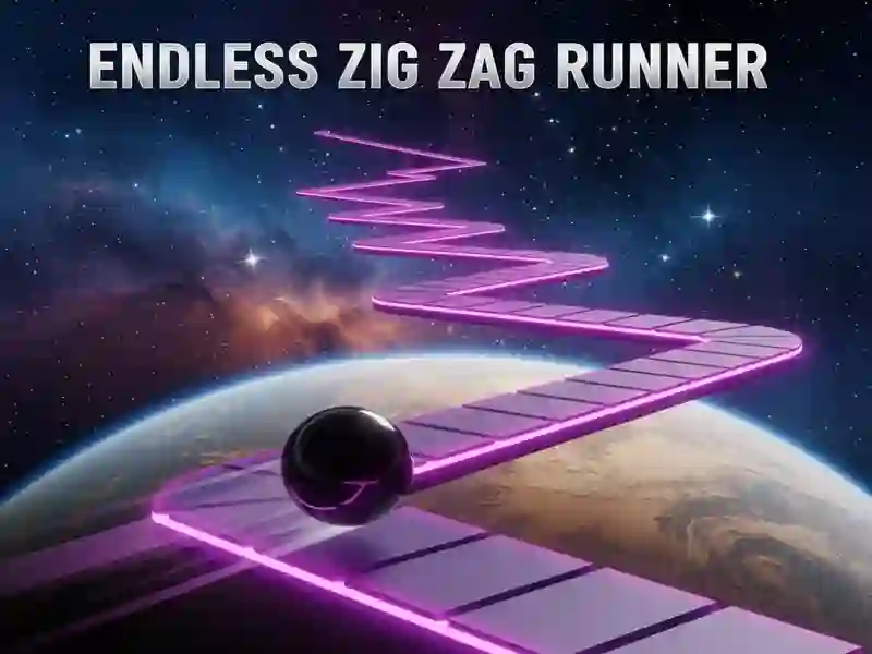 Spēle Bezgalīgs Zig Zag Runner online
