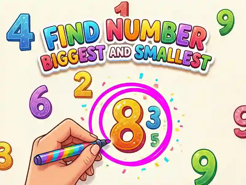 Spēle Find Number Biggest and Smallest online