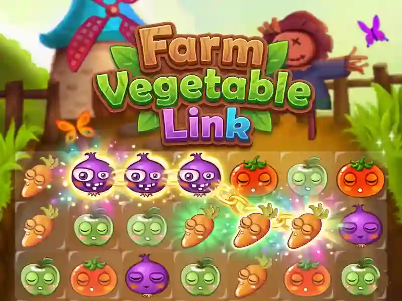 Spēle Farm Vegetable Link online