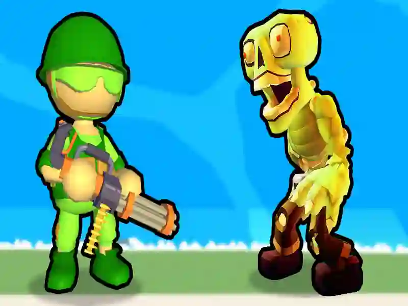 Spēle Stickman zombija iznīcināšana online
