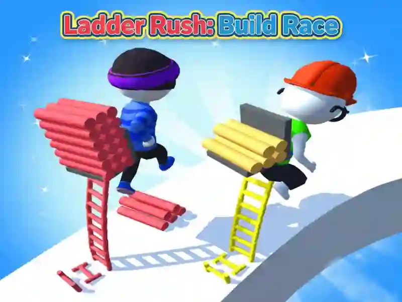 Spēle Ladder Rush: Build Race online