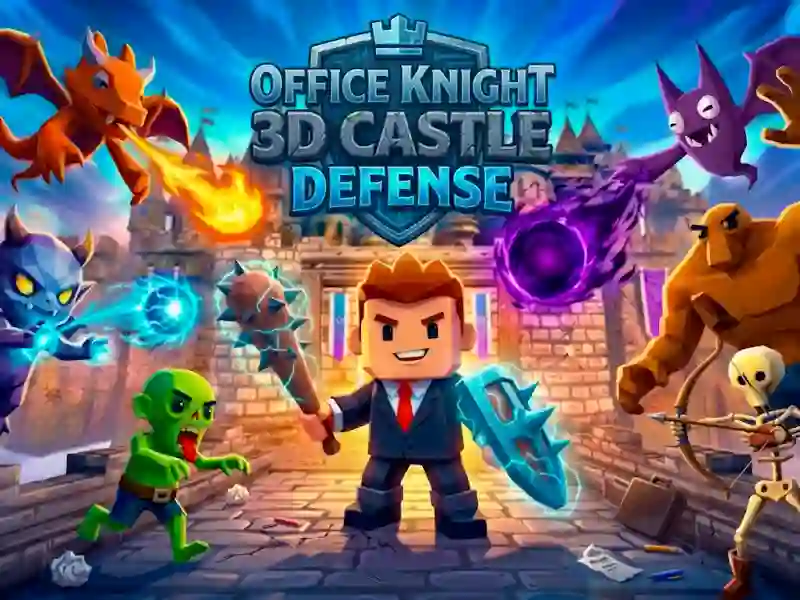 Spēle Office Knight 3D Castle Defense online