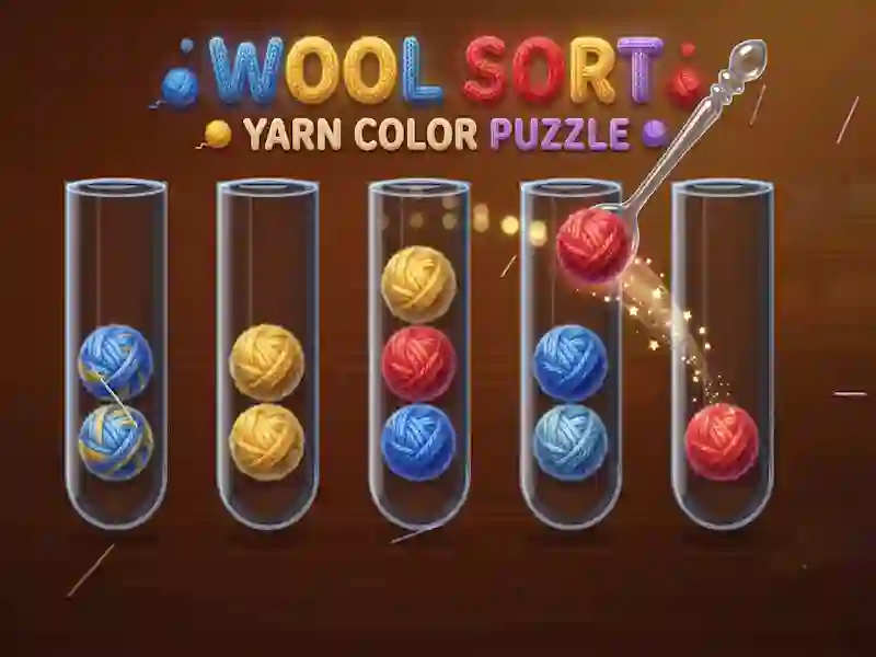 Spēle Wool Sort Yarn Color Puzzle online