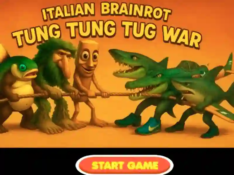 Spēle Itālijas Brainrot Tung Tung Tug War online
