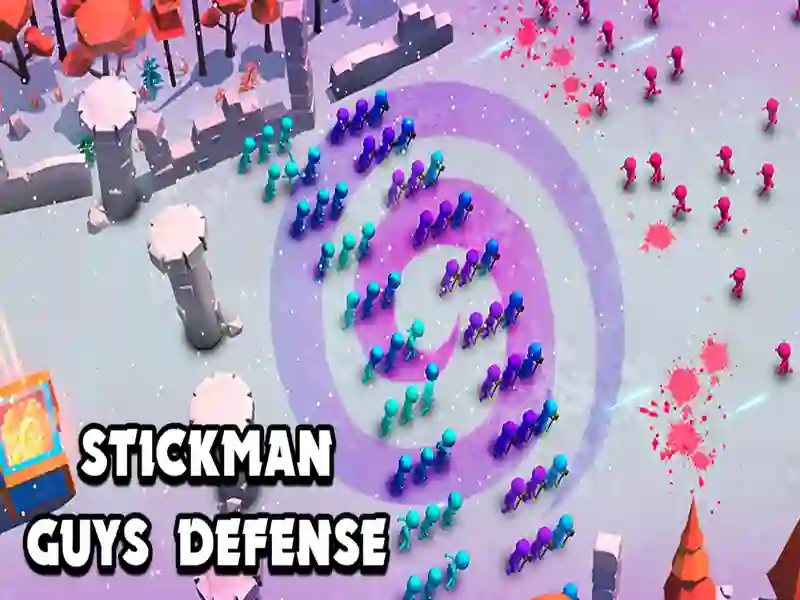 Spēle Stickman puišu aizsardzība online