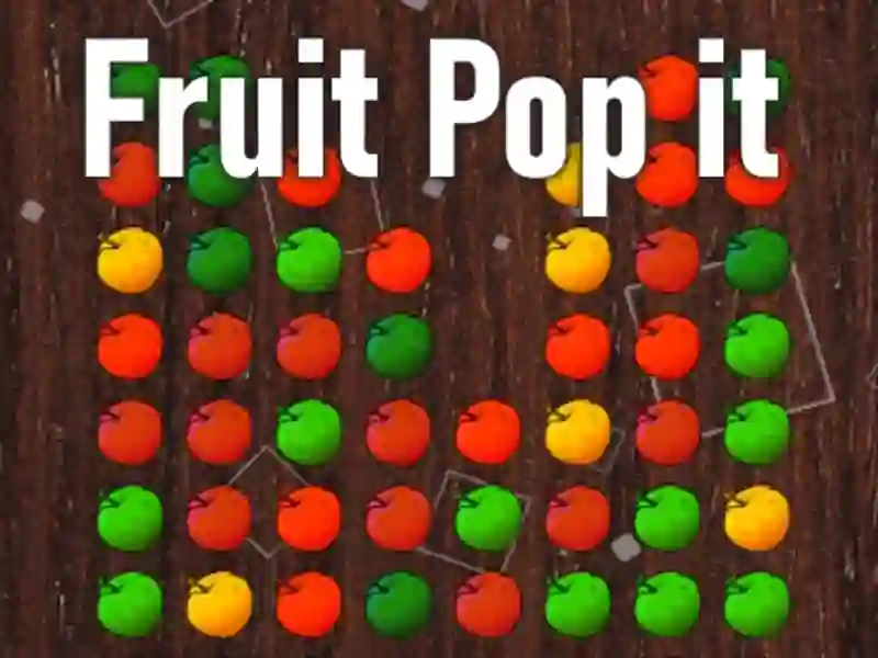 Spēle Augļu pop it online