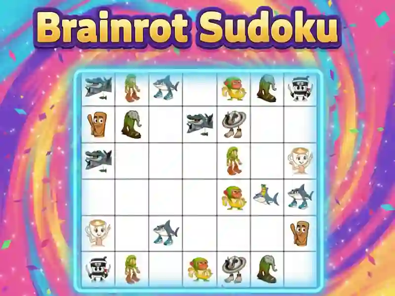 Spēle Brainrot Sudoku online