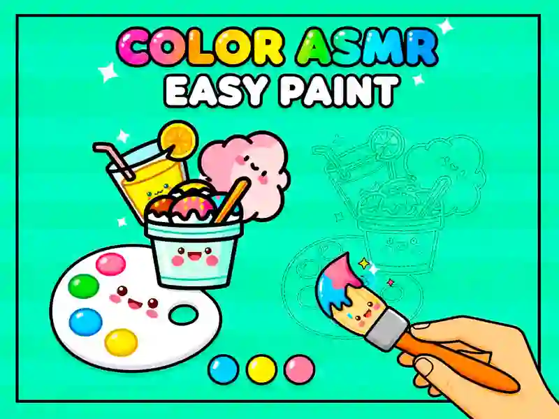 Spēle Krāsa Asmr Easy Paint online