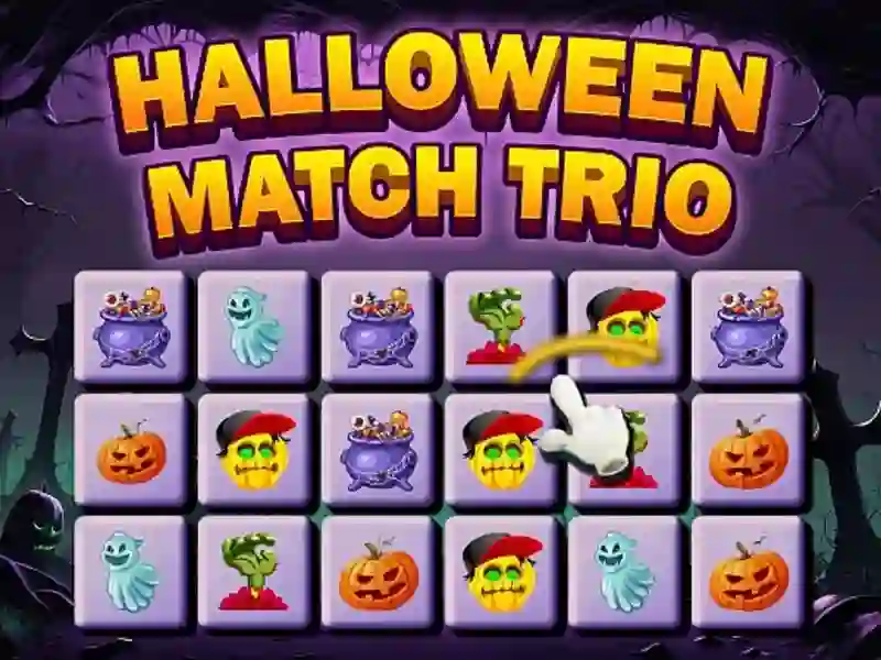 Spēle Halloween Match Trio online Spēle Halloween Match Trio online