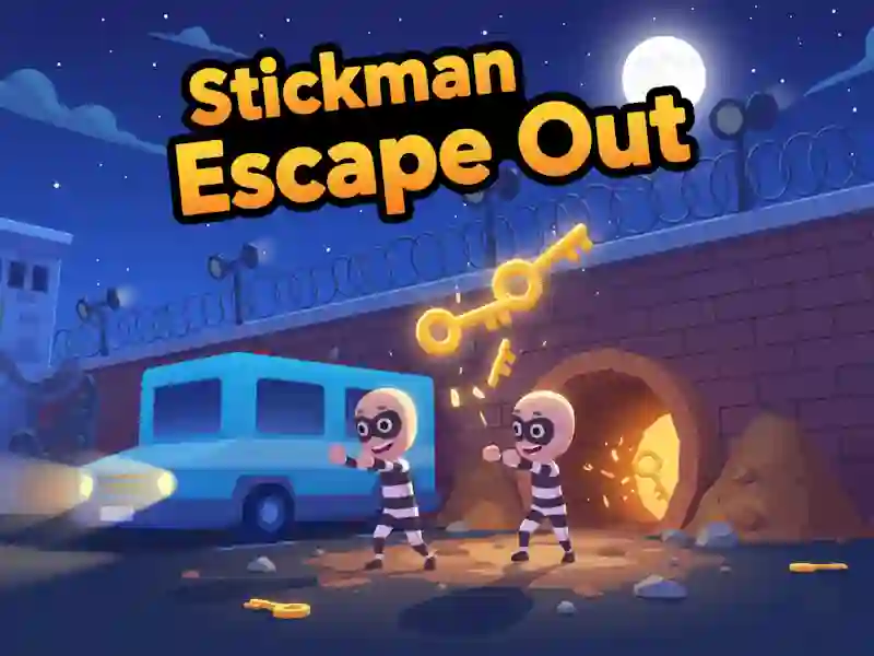 Spēle Stickman Escape Out online