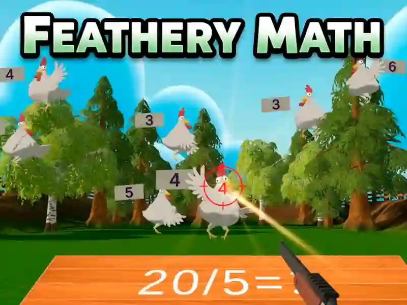 Spēle Spalvainais matemātika online