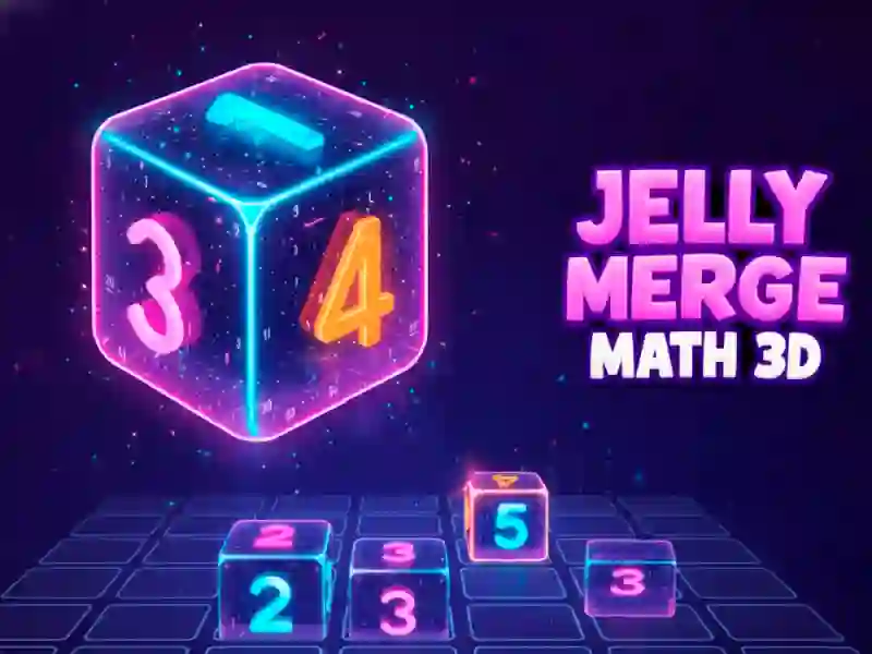 Spēle Jelly Merge Math 3D online